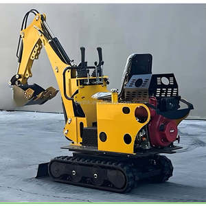 Mini-excavatrice sur chenilles de 1 à 2 tonnes avec un bon moteur pour une utilisation en construction agricole - Product Image 4