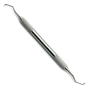 Curettes chirurgicales dentaires manuelles de précision en acier inoxydable, outils ergonomiques de détartrage parodontal, instruments de traitement buccal - Product Image 1