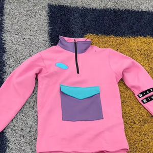 Conjunto de 2 Piezas para Hombre, Sudadera con Capucha y Pantalones Deportivos, Estampado Multicolor, Estilo Patchwork, Casual, Ajustado, Ligero - Product Image 5