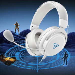 MISHEEP Aries HiFi & <b>Gaming</b> Dual-use Headset ENC Mic Silver-plated Cable Compatible with PC/Xbox - Product Image 2