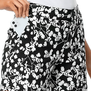 Women's Colorblock Dot Pattern Printed Satin Shorts Mid <b>Elastic</b> Waist Regular Fit Casual Breathable 100% Cotton <b>Lace</b> Trim 220g - Product Image 6