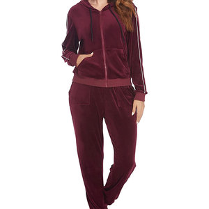Custom logo High Quality Knit Autumn Winter Fashion Women's Hoodies Pants Sets Joggers Sweatsuit Long Sleeve <b>Tracksuit</b> for Women - Product Image 5