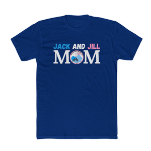 T-shirt Jack and Jill Legacy Maker Mom pour femme, bleu royal, en coton doux, à manches courtes, décontracté, motif fierté familiale - Product Image 1
