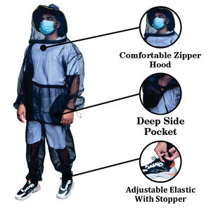 Conjunto de Ropa Transpirable con Capucha y Protección Contra Mosquitos para Pesca, Aventura, Camping y Senderismo al Aire Libre - Product Image 2