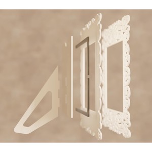 New Arrival Ornate Wooden Photo <b>Frame</b> 5x7 Inch Rectangular Tabletop Vertical Design - Product Image 2