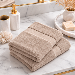 Serviette de toilette pour l'hôtellerie, coton de haute qualité, tissu éponge absorbant, douce et lavable - Product Image 5