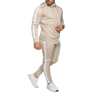 Conjunto Deportivo Informal para Hombre, Transpirable y Cómodo, Talla Grande, con Capucha, 100% Algodón, para Correr - Product Image 1
