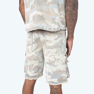 Shorts de Mezclilla Casuales de Corte Regular para Hombre, Estilo Nuevo, Hechos a Medida, Color Sólido, Venta al Por Mayor - Product Image 4