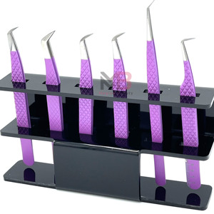 Nuevo Modelo Exclusivo de Pinzas para Extensión de Pestañas con Visibilidad Mejorada, Empaque Personalizado para Profesionales - Product Image 3
