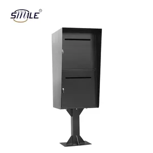 Caixas de correio de metal anti-roubo para serviço pesado CHNSMILE Caixas de correio com sinais