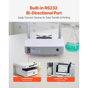 Bilancia Analitica Digitale di Alta Precisione 120g X 0,1mg 0,0001g per Laboratorio e Gioielleria con 4 Unità (g/oz/ct/mg) - Product Image 5