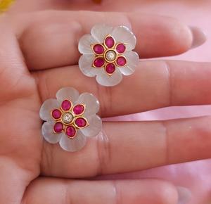 Encantadores Pendientes de Moissanita Chapados en Oro de Latón de Primera Calidad para Mujer, Ideales para Fiestas y Eventos Nocturnos, Colección de Moda - Product Image 2