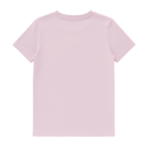 Camiseta Unisex de Cuello Redondo y Manga Corta, Color Rosa Claro, Estampada, Estilo Hip Hop, 100% Algodón, Decoración con Logotipo, Informal - Product Image 2