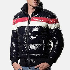 Chaqueta Acolchada para Hombre, de Poliéster y Nailon de Primera Calidad, Estilo Hip Hop, para Fiestas, con Cuello Alto, Superventas - Product Image 1