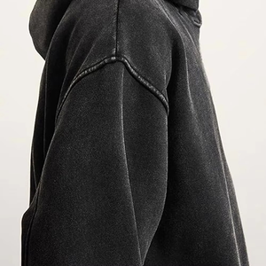 เสื้อฮู้ดดี้ผ้าเฟรนช์เทอร์รี่ 400 แกรม ซันเฟด แอซิดวอช สำหรับผู้ชาย ผู้ผลิตเสื้อผ้า รับผลิตเสื้อฮู้ดดี้แบบสเปรย์แอซิดวอชตามสั่ง - Product Image 6