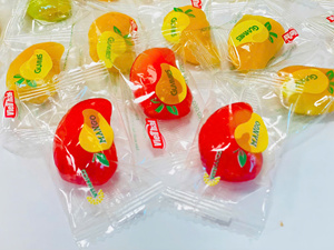 Bonbons gélifiés à la mangue pelables – Bonbons mous amusants à peler au goût de mangue véritable |   OEM ODM - Marque privée - Usine au Vietnam - Product Image 1