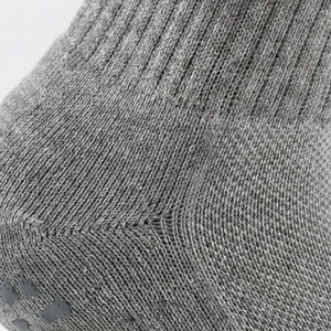 Gray <b>Crew</b> <b>Socks</b> Breathable Polyester Cotton Spandex Running Athletic Sports <b>Socks</b> for Adults Spring Season - Product Image 4