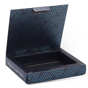 Luxury Custom Printed Wallet Gift Box | Premium Cardboard <b>Paper</b> <b>Packaging</b> Box with Custom Logo for Wallet and Accessories - Product Image 5