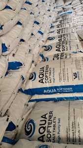 AQUA SOFTENER Food Grade High Purity Salt Tablets 99.70% Sodium <b>Chloride</b> 25kg Industrial & Domestic Use Water Softener - Product Image 3