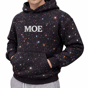 Sweat à capuche personnalisé de haute qualité entièrement orné de strass, en molleton épais, style Y2K streetwear, coupe classique, faible MOQ, sweat à capuche vierge pour homme - Product Image 5