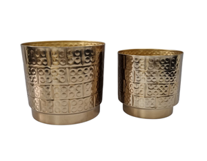 Linea Exports Inc. Macetas Metálicas Hechas a Mano Más Vendidas, Nuevos Diseños de Decoración de Jardín en Hierro, Recubrimiento en Polvo, Aplicación Doméstica, Venta al Por Mayor - Product Image 1