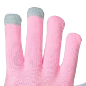 Guantes de punto AKA para escribir mensajes de texto, color rosa y verde, guantes de invierno con pantalla táctil, suaves, elásticos, cálidos, para clima frío - Product Image 2