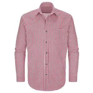 Chemise unisexe pour homme Oktoberfest, 220 grammes, design uni, 100% coton, manches longues, chemise traditionnelle bavaroise allemande pour Lederhosen - Product Image 4