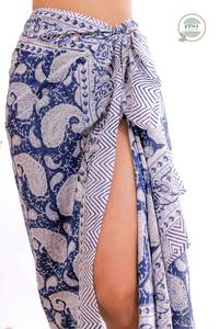 Serviette de plage longue en coton confortable pour femme, motif animal, séchage rapide, impression de logo personnalisé, style sarong populaire, best-seller - Product Image 5