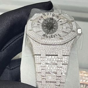 Reloj de Cuarzo Analógico para Hombre con Pedrería, Caja de Cristal de Zafiro, Cronógrafo de Lujo, Movimiento ETA Antiguo de 28 mm, un Regalo Espléndido - Product Image 2