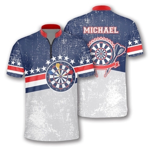 Custom Breathable Sublimation Print Men <b>Dart</b> Jersey <b>Dart</b> <b>Dart</b> Shirts - Product Image 6