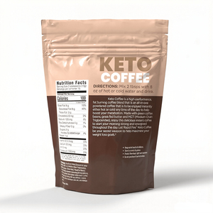 Café Keto Instantané Marque Blanche |   Poudre de remplacement de repas saine pour la détoxification et la beauté |   Café pour la perte de poids en régime cétogène - Product Image 3