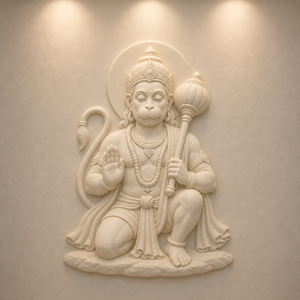 Sculpture murale 3D artisanale traditionnelle haut de gamme en fibre de verre de Lord Ganesha et de Lord Shiva pour la décoration spirituelle de la maison et du temple - Product Image 5
