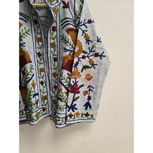 Hand <b>Stitch</b> Cotton Jackets Uzbek Embroidery Jacket <b>Coat</b> Boho Chic Jacket Unisex Winter Jacket - Product Image 3