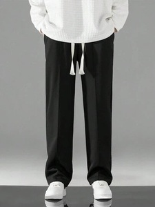 Men's Plus Size Casual Snow Customized Logo Track-pant Jogging Sports <b>Trousers</b>-<b>Black</b> Outdoor Clothing - Product Image 4