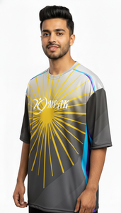 Camiseta Extra Grande de Sublimación Premium para Hombre, Estilo Urbano Informal, Corte Holgado, Estilo Callejero - Product Image 4