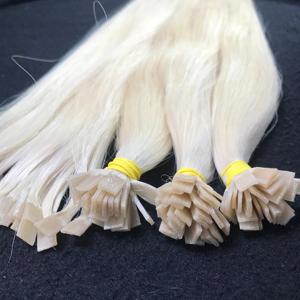 Vente en gros extensions de cheveux à pointe plate en kératine pré-collée trame de cheveux humains à double tirage style droit - Product Image 4