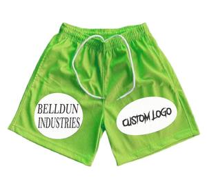 Pantalones Cortos Deportivos de Malla para Hombre, Transpirables, de Poliéster, de Secado Rápido, con Logotipo Personalizado, Ligeros, para Gimnasio y Entrenamiento, Novedad de Verano - Product Image 1