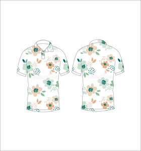 Camisa Polo con Estampado Floral Abstracto Personalizado para Hombre, Manga Corta, Casual, Verano, Transpirable, Ligera, Moda, Golf - Product Image 6