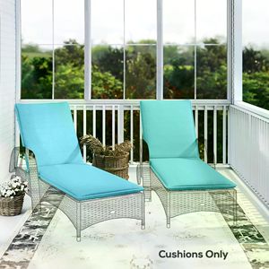 Set di 2 Cuscini Pieghevoli per Chaise Longue da Esterno - Product Image 1