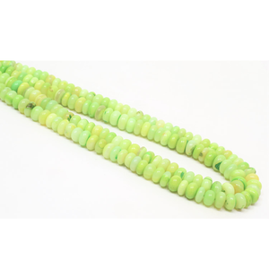 Perles d'opale verte Parrot Green Dot, forme ronde, lisses, 16 pouces, 8-11 mm, perles d'opale verte Parrot, pour la création de bijoux. - Product Image 4