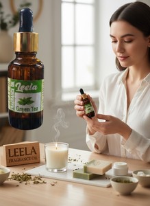 Huile parfumée au thé vert rafraîchissant – Arôme végétal frais pour bougies, savons, diffuseurs et créations DIY - Product Image 3
