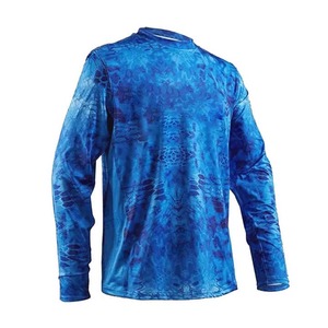 Camiseta de Pesca Personalizada al por Mayor con Impresión por Sublimación, Manga Larga, Protección UPF50+, Camisetas de Pesca de Alto Rendimiento - Product Image 1
