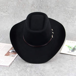Sombrero de Paja Estilo Vaquero Occidental Unisex al por Mayor, Sombrero de Vaquera con Patrón Impreso en Cuero de Calidad para Hombres y Mujeres, Servicio OEM - Product Image 5