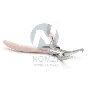 Hair Extension Tools Kit Pink Color Flat <b>Beads</b> Crimping Plier Gold Duckbill Sectioning Clips C-Shape <b>Needles</b> Wig Thread - Product Image 2