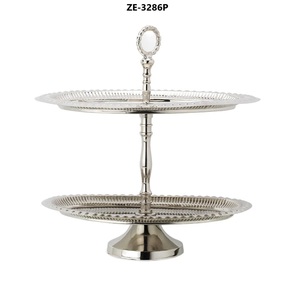 Luxury Handmade Metal <b>Cake</b> <b>Stand</b> Mirror Top <b>Cake</b> Pedestal for Premium Catering DecorationPremium Handmade Metal <b>Cake</b> <b>Stand</b> - Product Image 2