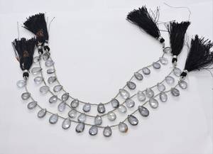 Natural Crystal Coated Faceted Pear Shape <b>Beads</b> 6x8-9x11MM Crystal <b>Beads</b> Faceted Crystal Pear <b>Beads</b> For Jewelry Making Wholesale - Product Image 4