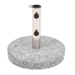 Granito rotondo parasole Base 44.1 lb per Patio ombrelloni & basi - Product Image 1
