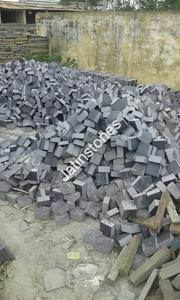 Pavés en pierre d'ardoise, blocs cubiques pour allées, chemins, revêtements de sol extérieurs, aménagement paysager de jardin, pavés de rue, pavés de cour - Product Image 3