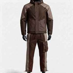 Survêtement coupe-vent personnalisé pour hommes grandes tailles, léger, respirant, coupe-vent, vêtements de sport d'extérieur, logo OEM, vente en gros - Product Image 2