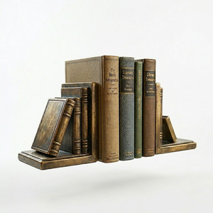 Sujetalibros Metálicos Personalizados |   Aleación de Zinc Fundida a Presión |   Acabado en Latón Antiguo |   Venta al por Mayor para Librerías y Tiendas de Regalos - Product Image 4